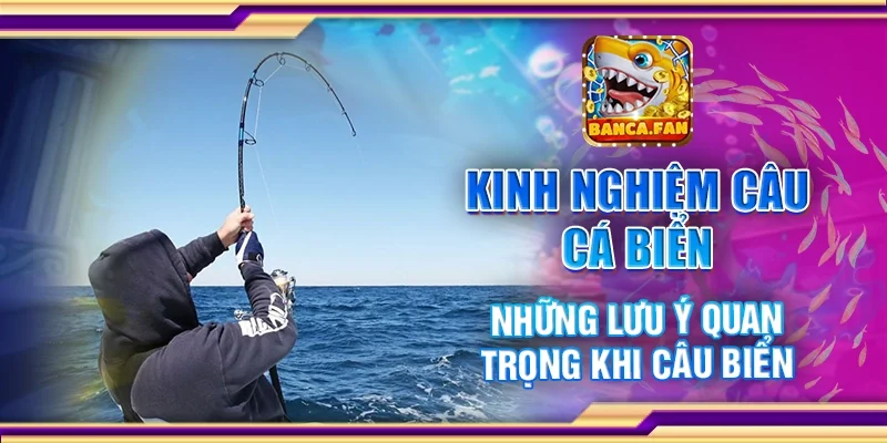 Kinh Nghiệm Câu Cá Biển Những Lưu Ý Quan Trọng Khi Câu Biển